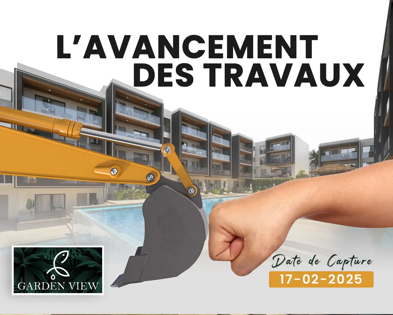 Avancement des travaux – Garden View